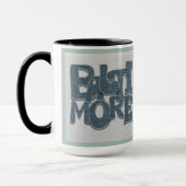 Baltimore Maryland Denim Mug Mok (Links)
