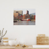 Baltimore, Maryland drukt verschillende groottes a Poster (Keuken)