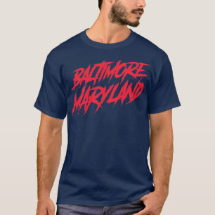Baltimore Maryland Graffiti Style T-shirt