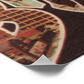 Baltimore, Maryland - Grote letterscènes Poster (Hoek)