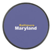 Baltimore, Maryland Hockey Puck (Voorkant)