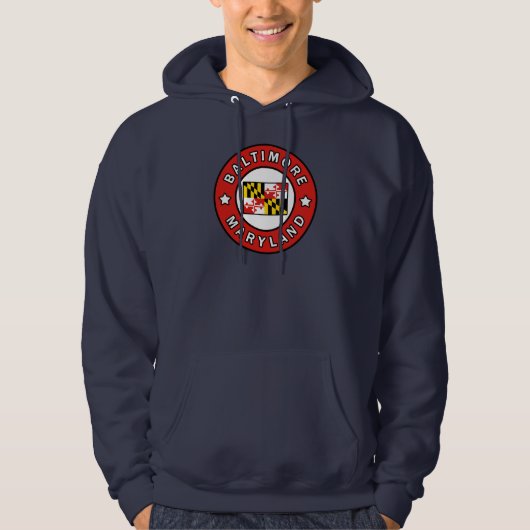 Baltimore Maryland Hoodie (Voorkant)