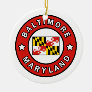 Baltimore Maryland Keramisch Ornament
