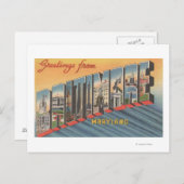 Baltimore, Maryland - Large Letter Scenes 2 Briefkaart (Voorkant / Achterkant)