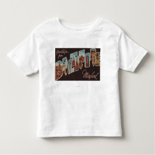Baltimore, Maryland - Large Letter Scenes 3 Kinder Shirts