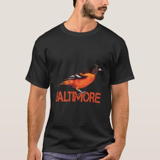 Baltimore Maryland Lord Baltimore Oriole Eye T-shirt (Voorkant)