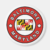 Baltimore Maryland Magneet (Voorkant)
