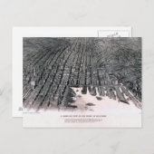 Baltimore Maryland  Map 1911 opnieuw bezien Briefkaart (Voorkant / Achterkant)