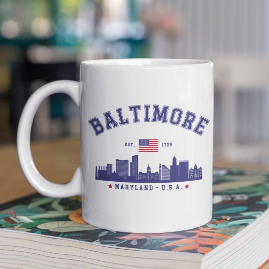 Baltimore Maryland Modern Skyline city Koffiemok