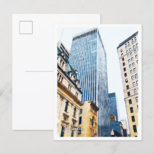 Baltimore Maryland Mooie olieverfstad Briefkaart