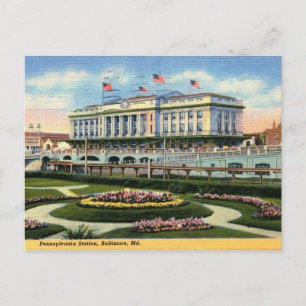 Baltimore, Maryland, Pennsylvania Station, Briefkaart
