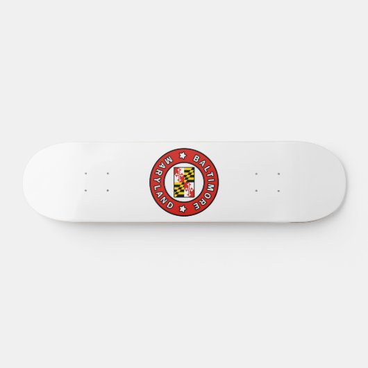 Baltimore Maryland Persoonlijk Skateboard (Horizontaal)