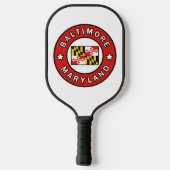 Baltimore Maryland Pickleball Paddle (Achterkant)