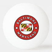 Baltimore Maryland Pingpongbal (Voorkant)
