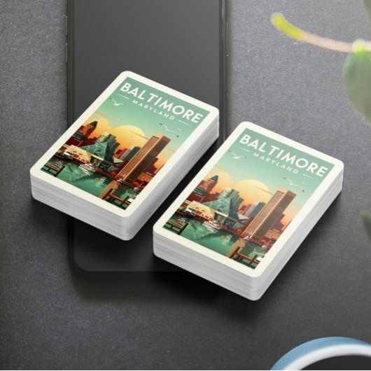  Baltimore Maryland Pokerkaarten