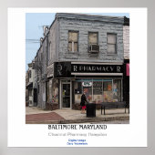 Baltimore Maryland Poster (Voorkant)