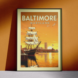  Baltimore Maryland Poster