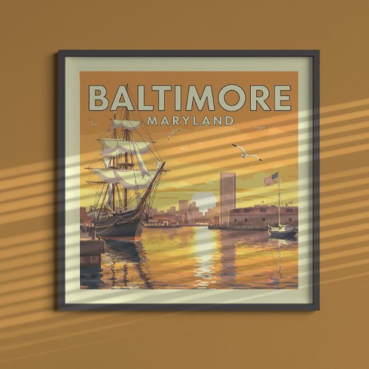  Baltimore Maryland Poster