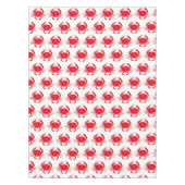 Baltimore Maryland Red Hard Shell Crab Seafood Tafelkleed (Voorkant)