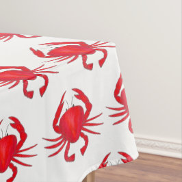 Baltimore Maryland Red Hard Shell Crab Seafood Tafelkleed