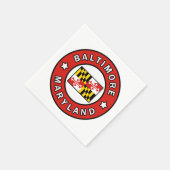 Baltimore Maryland Servetten (Hoek)