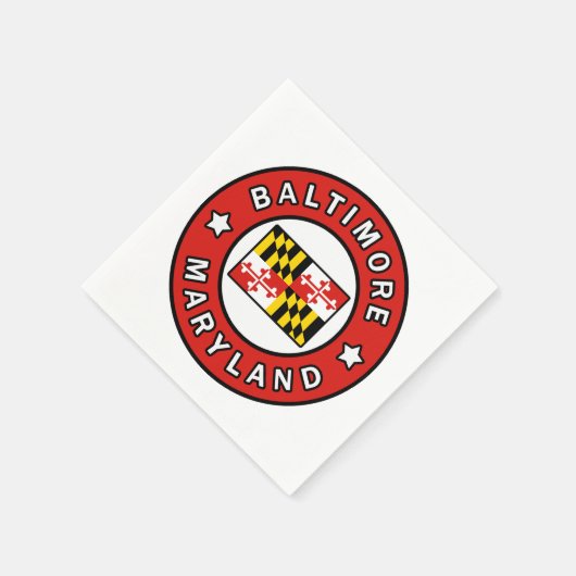 Baltimore Maryland Servetten (Hoek)