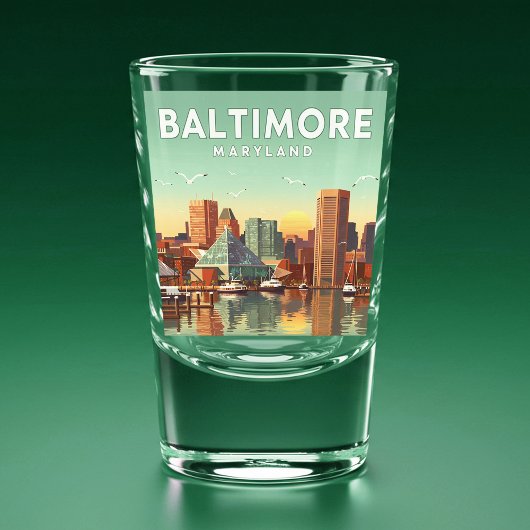 Baltimore Maryland Shot Glas