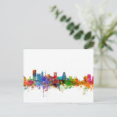 Baltimore Maryland Skyline Briefkaart (Staand voorkant)