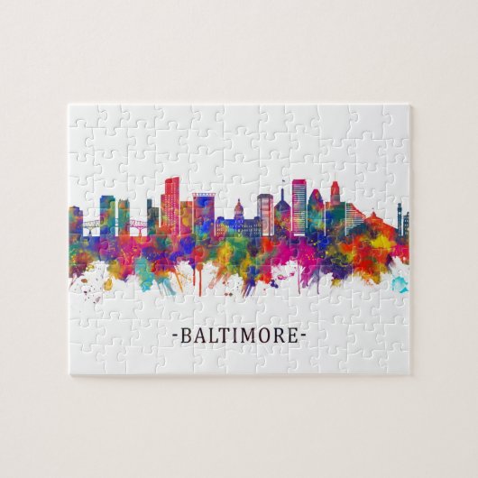 Baltimore Maryland skyline Legpuzzel (Horizontaal)