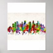 Baltimore Maryland Skyline Poster (Voorkant)