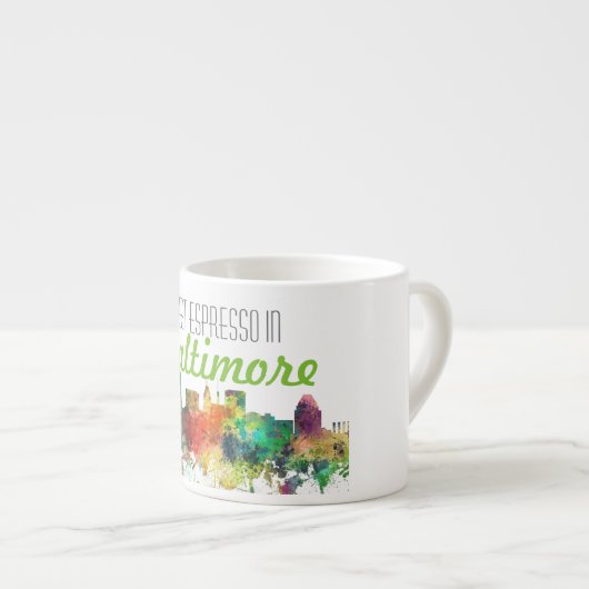 BALTIMORE MARYLAND SKYLINE SP - ESPRESSO KOP (Voorkant rechts)