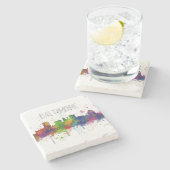 BALTIMORE MARYLAND SKYLINE STENEN ONDERZETTER (Zijkant)