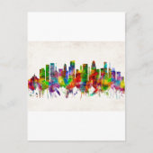 Baltimore Maryland Skyline Uitnodiging Briefkaart (Voorkant)