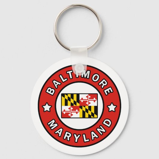 Baltimore Maryland Sleutelhanger (Voorkant)