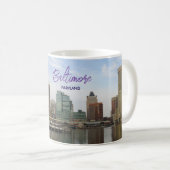 Baltimore Maryland Souvenir Koffie Mok Cup (Voorkant rechts)