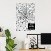 Baltimore, Maryland Stadsplattegrond + Markeer uw Poster (Thuiskantoor)