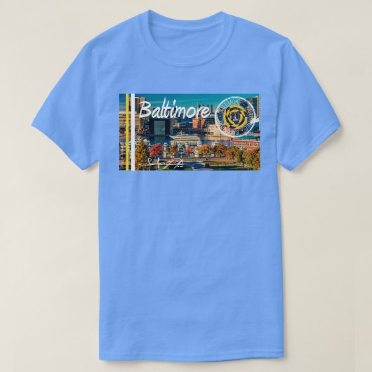 Baltimore Maryland T-shirt (Design voorkant)