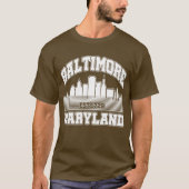 Baltimore, Maryland T-shirt (Voorkant)