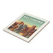  Baltimore Maryland Tegeltje (Zijkant)