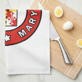 Baltimore Maryland Theedoek (Quarter Fold)