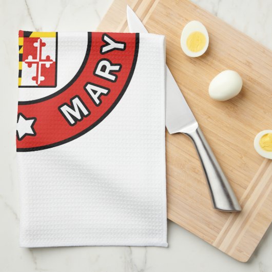 Baltimore Maryland Theedoek (Quarter Fold)