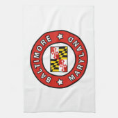 Baltimore Maryland Theedoek (Verticaal)