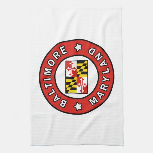 Baltimore Maryland Theedoek (Verticaal)