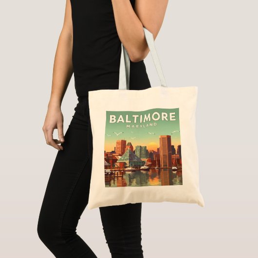  Baltimore Maryland Tote Bag (Voorkant (product))
