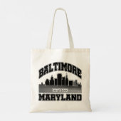 Baltimore, Maryland Tote Bag (Achterkant)