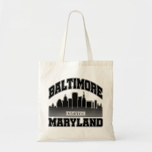 Baltimore, Maryland Tote Bag (Voorkant)