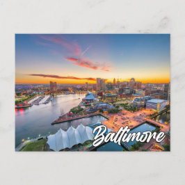Baltimore, Maryland, Verenigde Staten Briefkaart