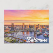 Baltimore, Maryland, Verenigde Staten Briefkaart (Voorkant)