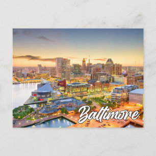Baltimore, Maryland, Verenigde Staten Briefkaart