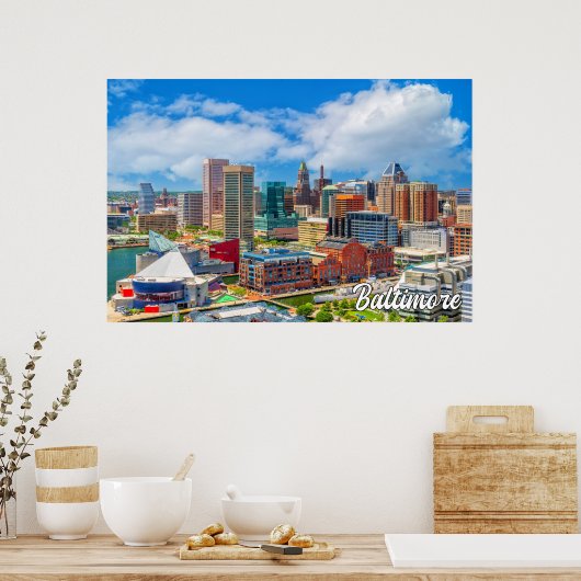 Baltimore, Maryland, Verenigde Staten Poster (Keuken)